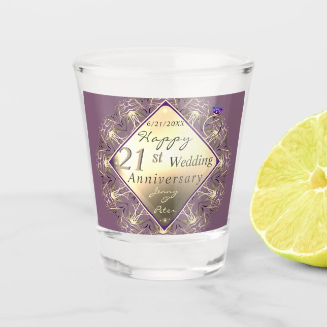 Copo De Shot Brass de 21ruas (Frente)