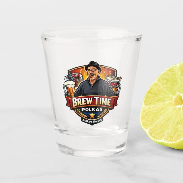 Copo De Shot Brew Time Polkas (Frente)