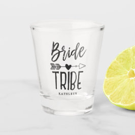 Copo De Shot Bridesmaid do Nome Personalizado da Tribo da Noiva