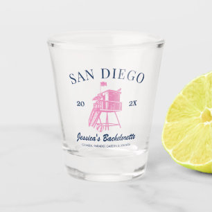 Copo De Shot Bridesmaid Personalizada da Festa de solteira de P