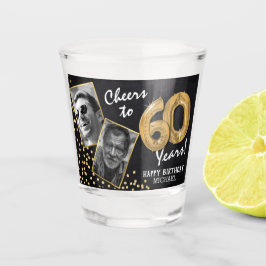 Copo De Shot Brinde aos Anos 60 Aniversário 2 Foto