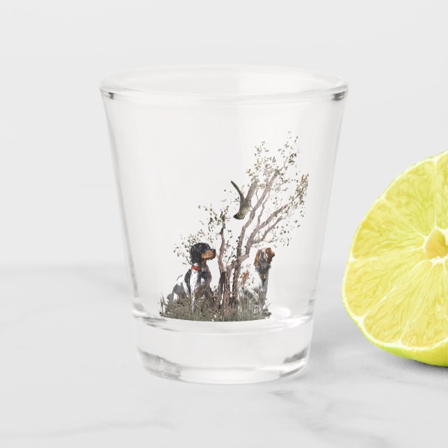 Copo De Shot Brittany Spaniel (Frente)