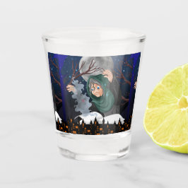 Copo De Shot Bruxa Assustadora & Casa Assombrada Halloween🌙