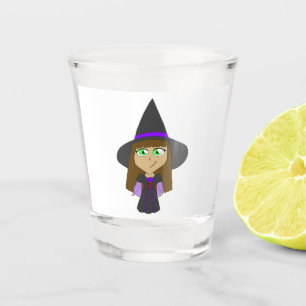 Copo De Shot bruxa chibi  