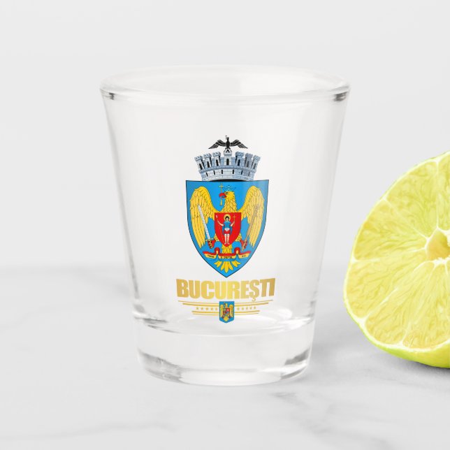 Copo De Shot Bucuresti (Bucareste) COA (Frente)