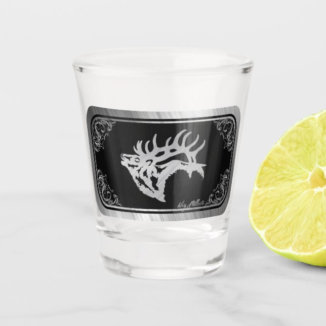 Copo De Shot Bull Elk (Frente)