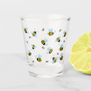 Copo De Shot Bumble Bees Abelhas de mel Ocupadas