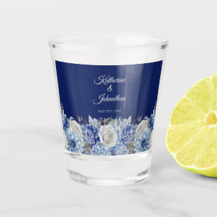 Copo De Shot Buquê de Flor Azul de Água Dinheiro/Dança de Fogo