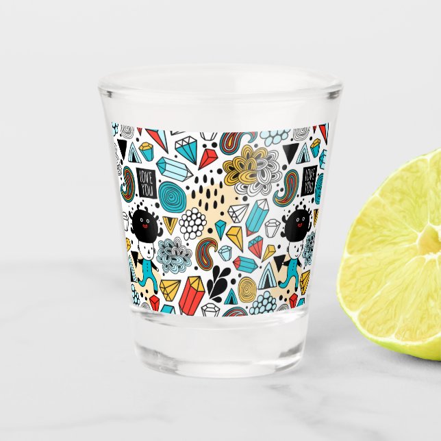 Copo De Shot Cabeça louca (Frente)