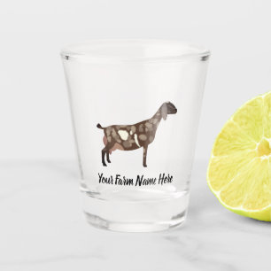 Copo De Shot Cabra de Leite Nubiana Personalizada