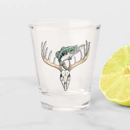 Copo De Shot Caça à Base de Pesca com Caveira de Cerco