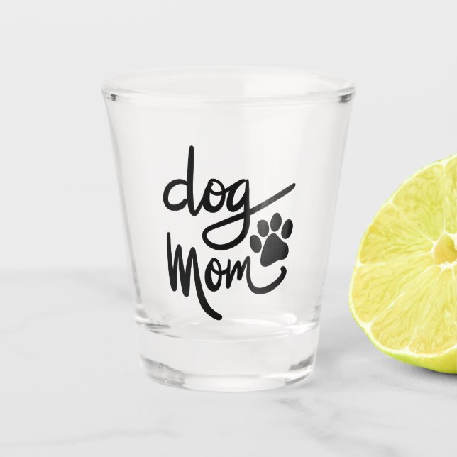 Copo De Shot Cachorro Engraçado Mãe (Frente)