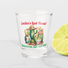 Copo De Shot Cactos Shot Glass, Fiesta Bachelorette Personaliza
