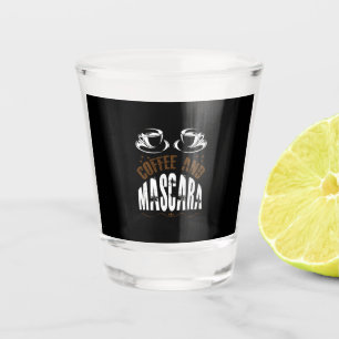 Copo De Shot Café De Arte E Rímel