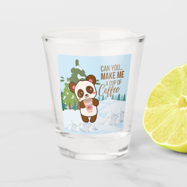 Copo De Shot café, natal (Frente)