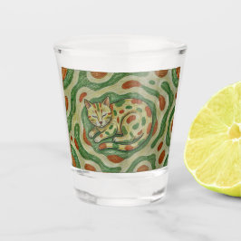 Copo De Shot Calico Cat Camouflage Abstract Pattern