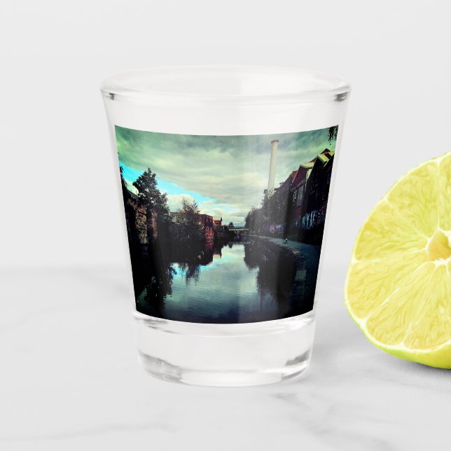 Copo De Shot Caminhe ao longo do canal (Frente)