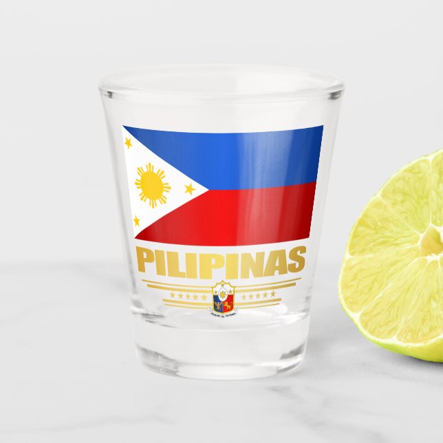 Copo De Shot Camisas do "Orgulho das Filipinas" (Frente)