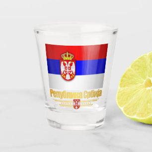 Copo De Shot Camisas "Orgulho Sérvio"