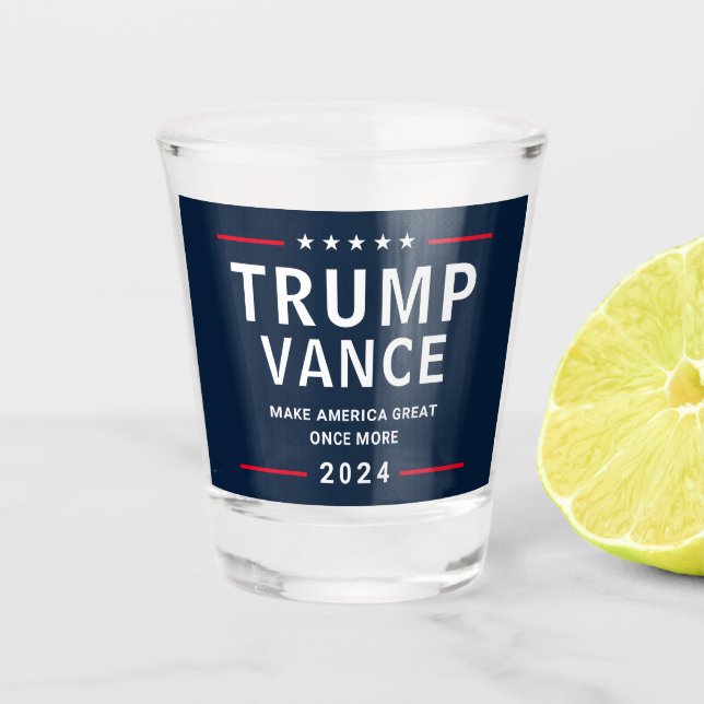 Copo De Shot Campanha Presidencial Trump Vance 2024 (Frente)