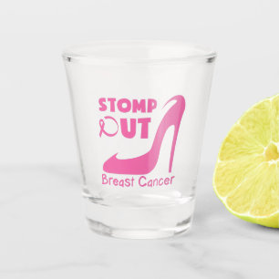 Copo De Shot Cancer da mama Stomp Out