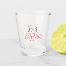Copo De Shot Caneca Floral Melhor Mãe