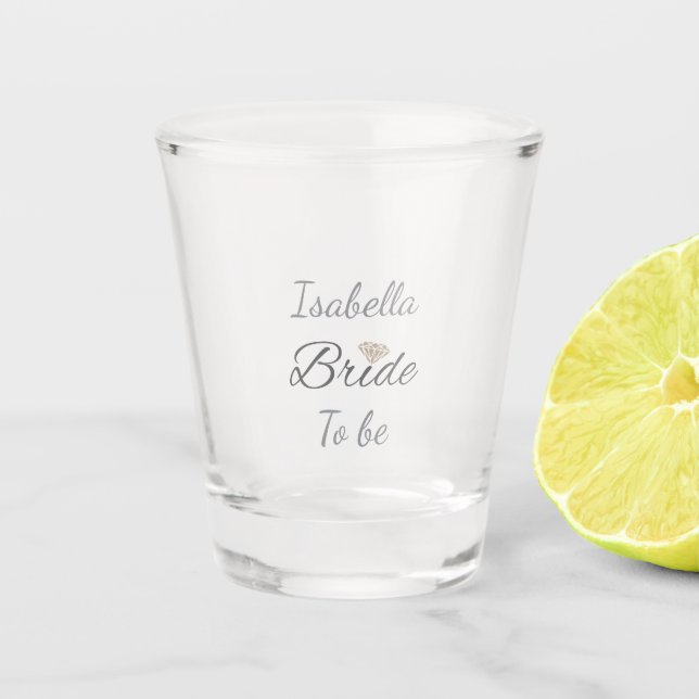 Copo De Shot Caneca Personalizada para Noiva – Conjunto de Noiv (Frente)