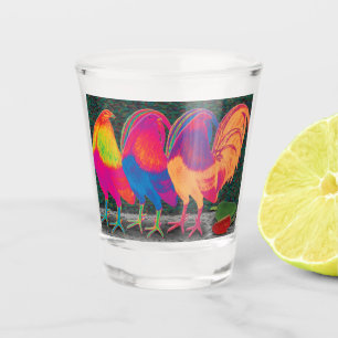 Copo De Shot Cantina Roosters