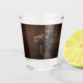 Copo De Shot Cão De Cabelo Castanho