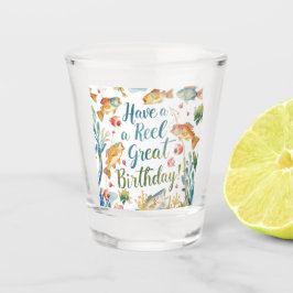 Copo De Shot Capa de Pesca Doméstica de Aniversário