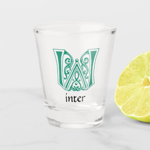 Copo De Shot Capital Decorativo Botânico Medieval W