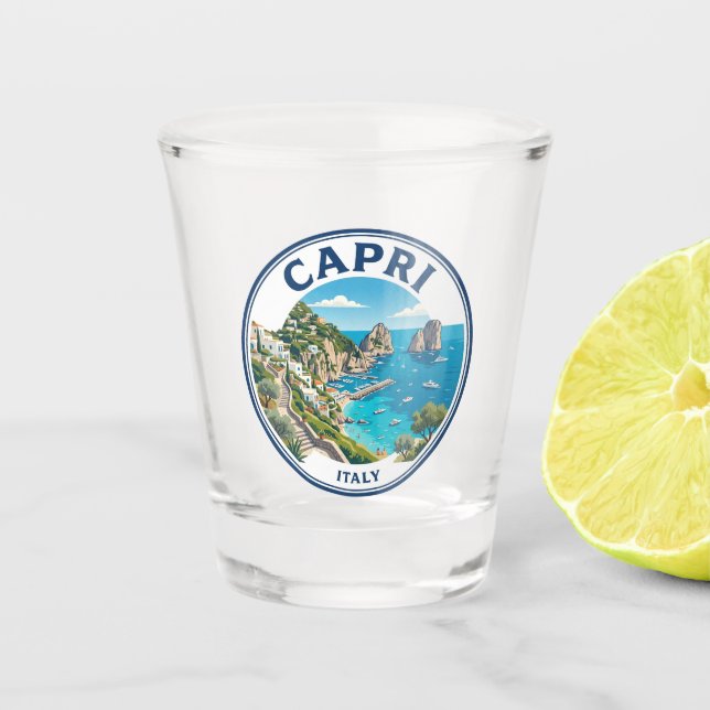 Copo De Shot Cápri Itália (Frente)