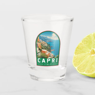 Copo De Shot Capri Italy Viagem Art Vintage