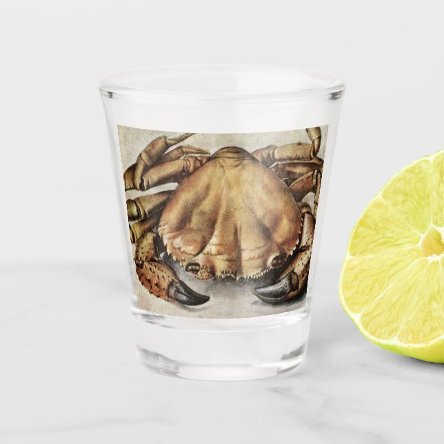 Copo De Shot Caranguejo (Criatura sob o mar) (por Albrecht Dure (Frente)