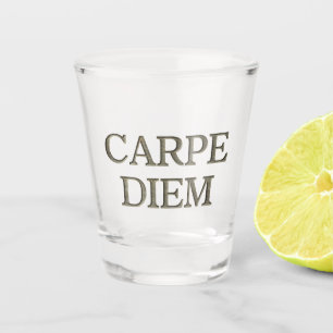 Copo De Shot Carpe Diem - Vidro de pedra