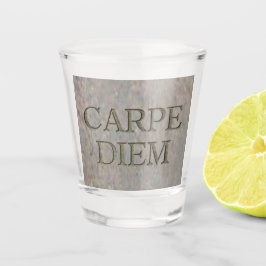 Copo De Shot Carpe Diem - Vidro de pedra