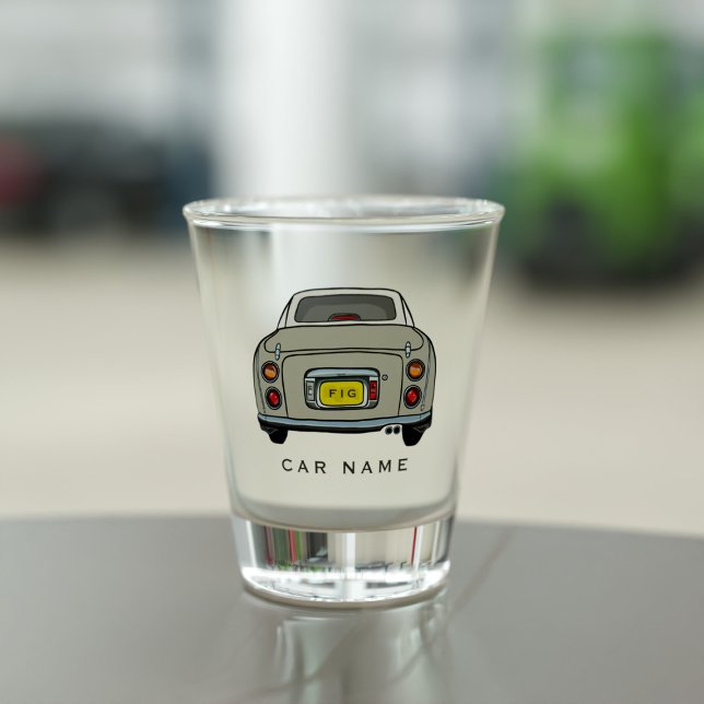 Copo De Shot Carro Topaz Mist Figaro Glass (Add your car name to this cute topaz mist figaro shot glass)