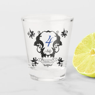 Copo De Shot Cartão de saudação do Dia da Independência dos EUA