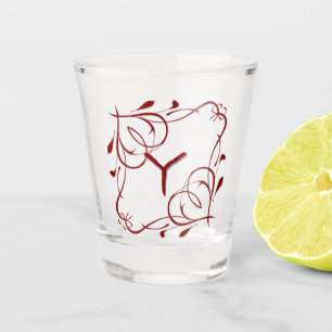 Copo De Shot Cartas de Amor "Y"