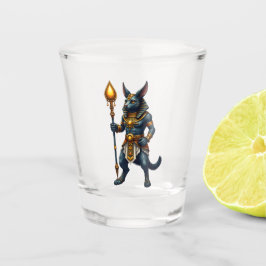 Copo De Shot Cartoon Anubis - Deus Egípcio do Pós-Vida