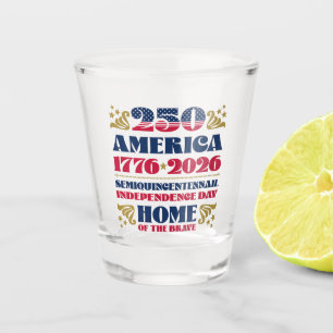 Copo De Shot Casa do 250º Aniversário da América Brava