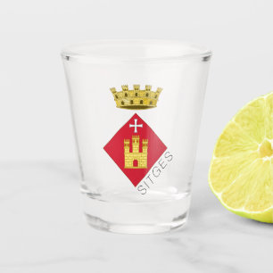Copo De Shot Casaco de armas, Catalunha (ESP)