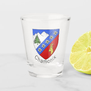 Copo De Shot casaco de armas Chamonix