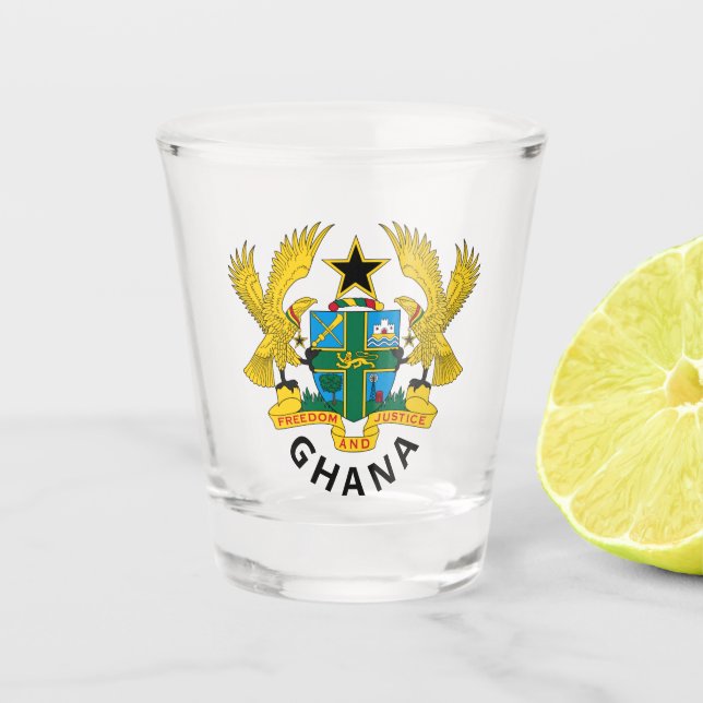 Copo De Shot Casaco de armas de caneca de café (Frente)