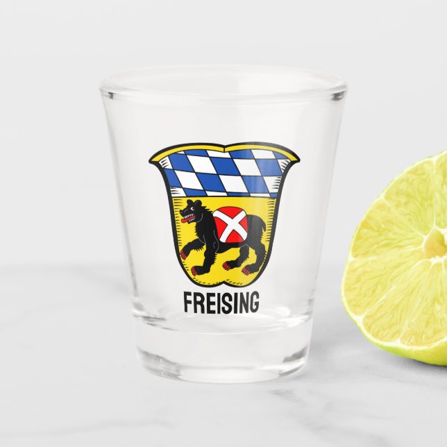 Copo De Shot Casaco de Armas de Freising, Alemanha (Frente)