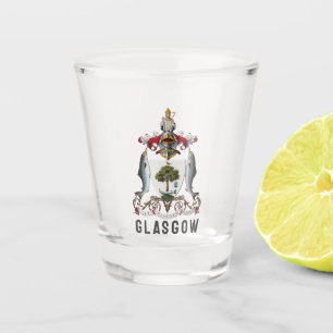 Copo De Shot Casaco de Armas de Glasgow, ESCÓCIA