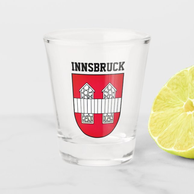 Copo De Shot Casaco de armas de Innsbruck - ÁUSTRIA (Frente)