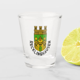 Copo De Shot Casaco de Armas de Recklinghausen, Alemanha