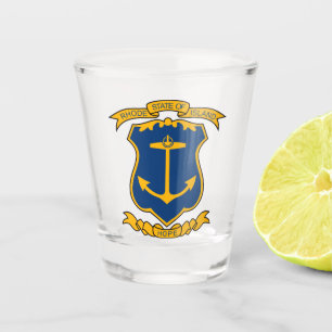Copo De Shot Casaco de armas de Rhode Island