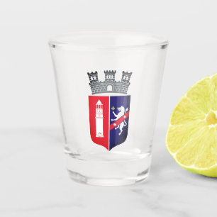 Copo De Shot Casaco de Armas de Tirana, Albânia